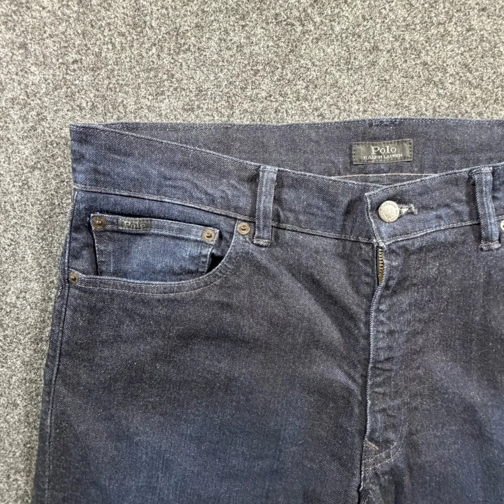 Polo Ralph Lauren Sullivan Slim Jeans Mens 34x32 Dark Wash Indigo Denim Pants - Picture 6 of 12